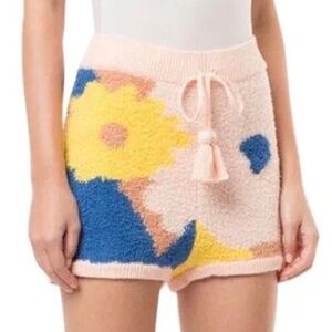 Alice McCall Sweet Talk Floral Knit/ Terry Shorts